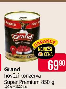 Grand hovězí konzerva Super Premium 850 g 