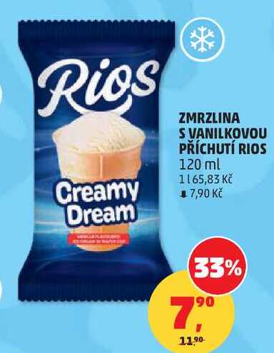 ZMRZLINA S VANILKOVOU PŘÍCHUTÍ RIOS, 120 ml  