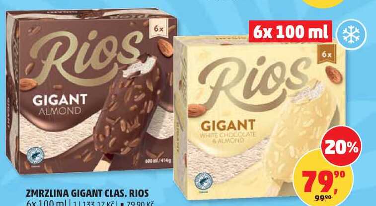 ZMRZLINA GIGANT CLAS. RIOS, 6x 100 ml  