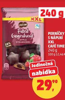 PERNÍČKY S NÁPLNÍ XXL CAFÉ TIME, 240 g 