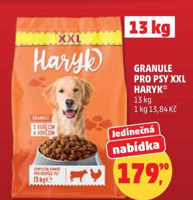 GRANULE PRO PSY XXL HARYK, 13 kg 