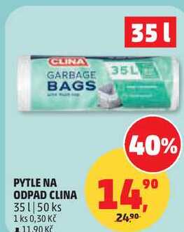 PYTLE NA ODPAD CLINA, 35 1, 50 ks 