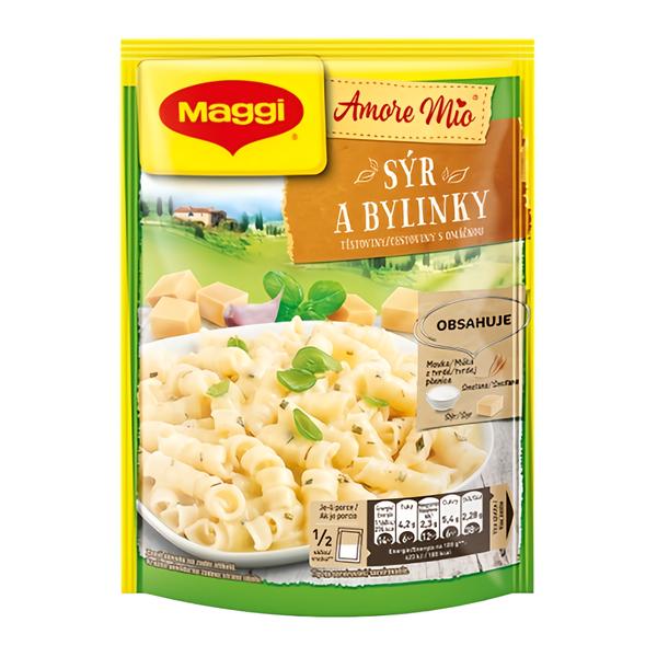 Maggi Amore Mio Sýr a bylinky těstoviny s omáčkou sáček