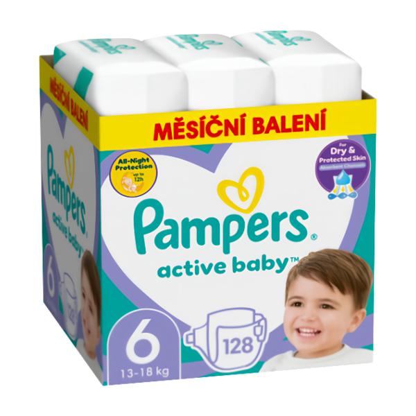 Pampers Active Baby Měsíční balení vel. 6 (13-18kg)