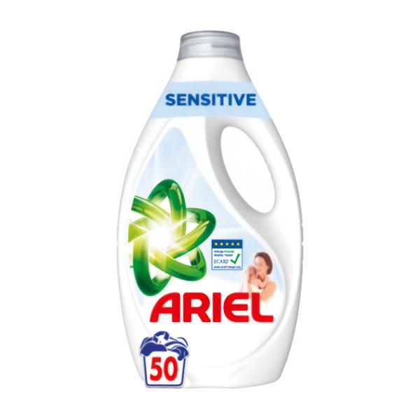 Ariel Gel Sensitive, 2,25 l