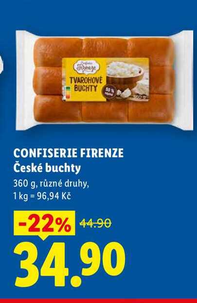 CONFISERIE FIRENZE České buchty, 360 g 