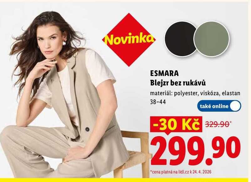  ESMARA Blejzr bez rukávů 