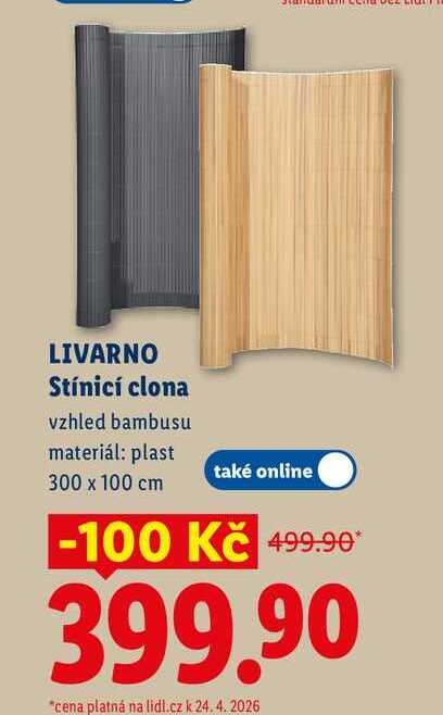 LIVARNO Stínicí clona 