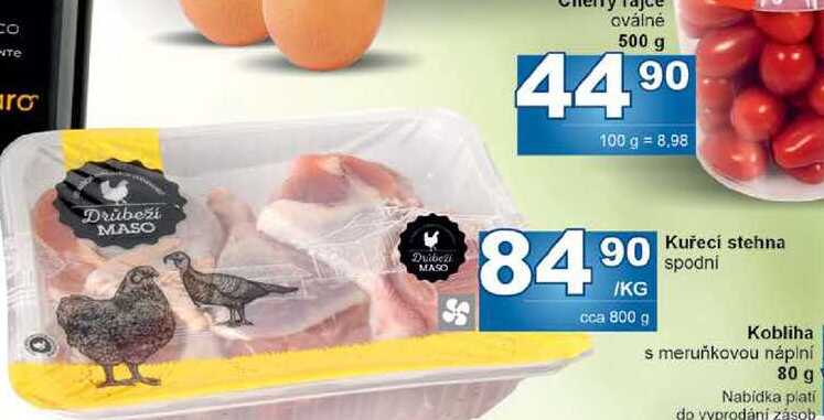 Kuřecí stehna spodní cca 800 g 