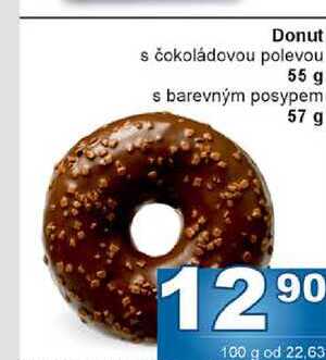 Donut s čokoládovou polevou 55 g 