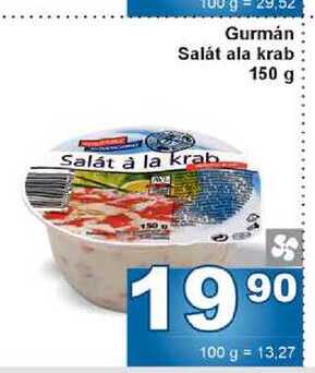 Gurmán Salát ala krab 150 g