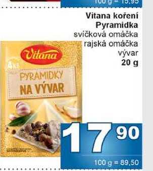 Vitana koření Pyramidka 20g