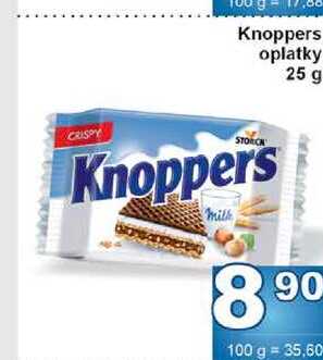 Knoppers oplatky 25 g 