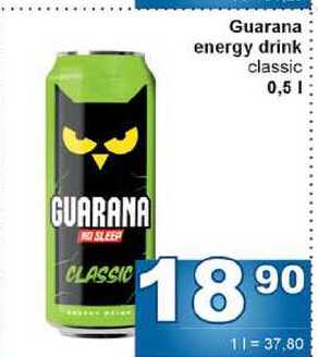 Guarana energy drink classic 0,5l