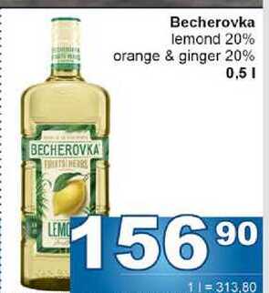 Becherovka lemond 20% 0,5l