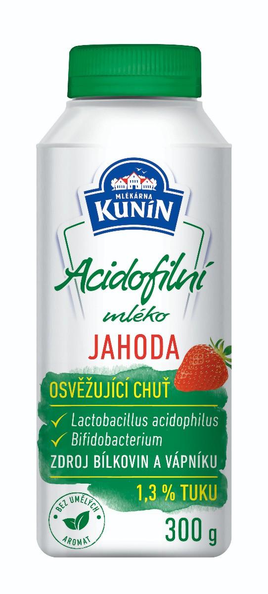 Kunín Kefírové mléko, Acidofilní mléko, 300 g