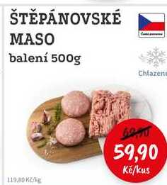 ŠTĚPÁNOVSKÉ MASO balení 500g 