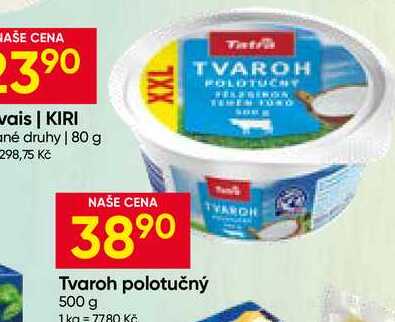 Tatra Tvaroh polotučný 500 g 
