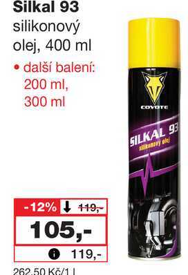 Silkal 93 silikonový olej, 400 ml