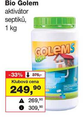 Bio Golem aktivátor septiků, 1 kg