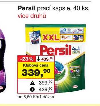 Persil prací kapsle, 40 ks, více druhů 