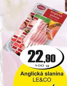Anglická slanina 100 g  