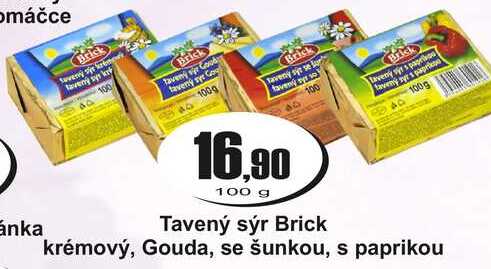 Tavený sýr Brick 100 g