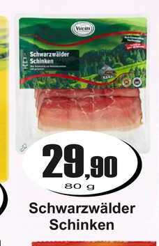 Schwarzwälder Schinken 80 g