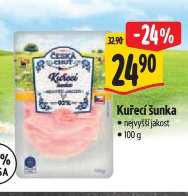   Kuřecí šunka  100 g 