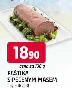 PAŠTIKA S PEČENÝM MASEM 100 g