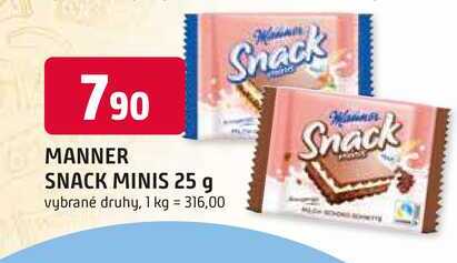 MANNER SNACK MINIS 25 g 