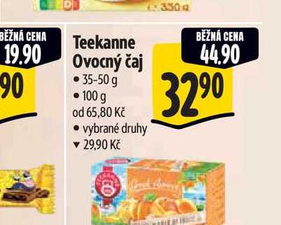   Teekanne Ovocný čaj  35-50 g  