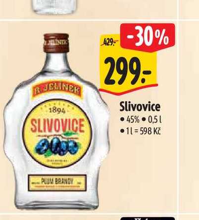   Slivovice  0,5 l