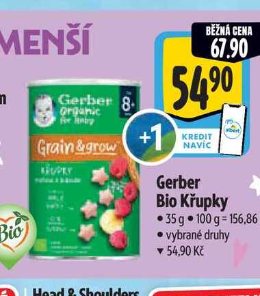   Gerber Bio Křupky  35 g