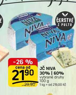 JČ NIVA 30% | 60% vybrané druhy 100 g 