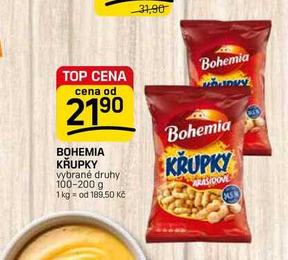 BOHEMIA KŘUPKY vybrané druhy 100-200 g