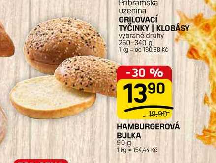 HAMBURGEROVÁ BULKA 90 g