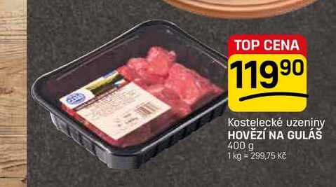 HOVĚZÍ NA GULÁŠ 400 g