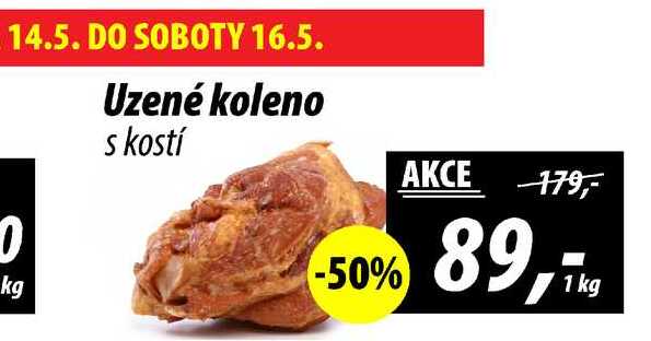 Uzené koleno s kostí, 1 kg