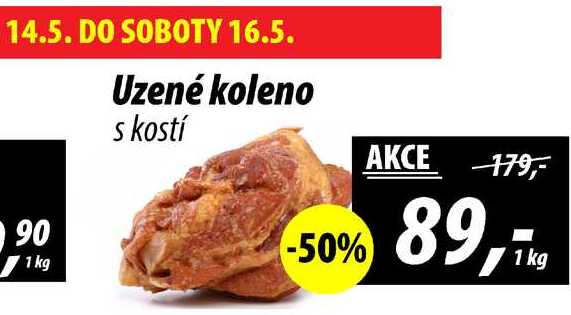 Uzené koleno s kostí, 1 kg 