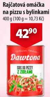 Rajčatová omáčka na pizzu s bylinkami, 400 g 