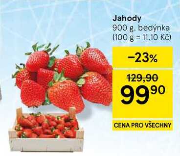 Jahody, 900 g, bedýnka  