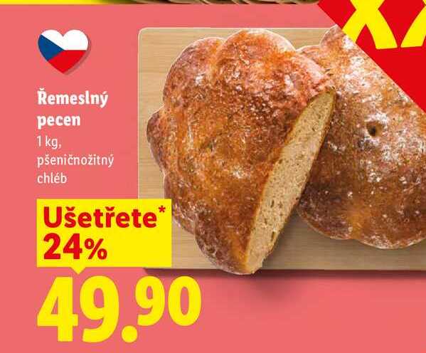 Řemeslný pecen, 1 kg