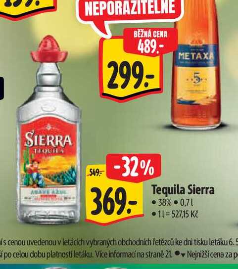   Tequila Sierra 0,7 l