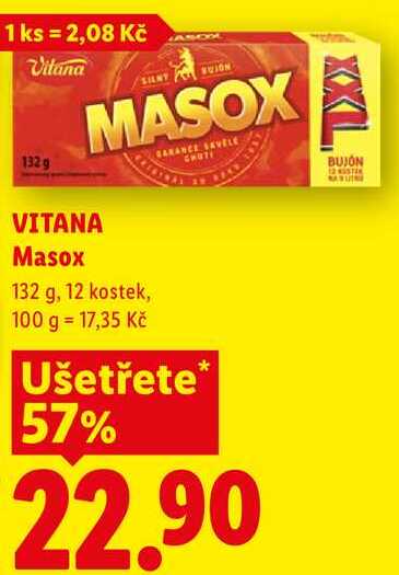 VITANA Masox, 132 g
