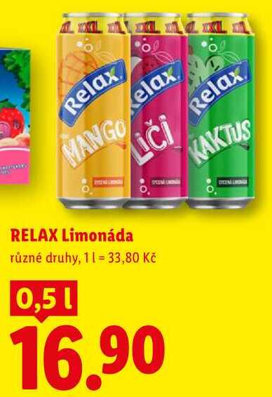 RELAX Limonáda, 0,5 l