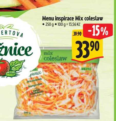   Menu inspirace Mix coleslaw 250 g 