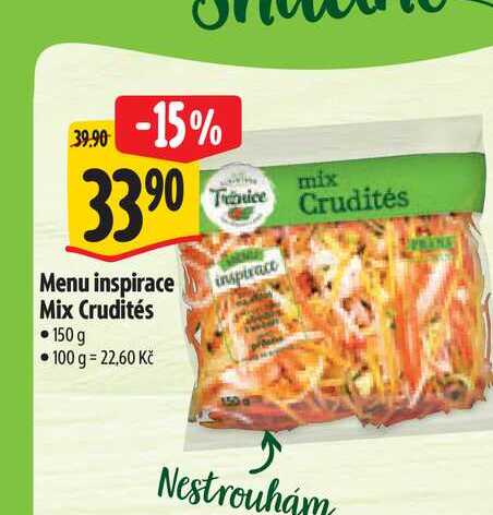  Menu inspirace inspirace Mix Crudités  150 g 