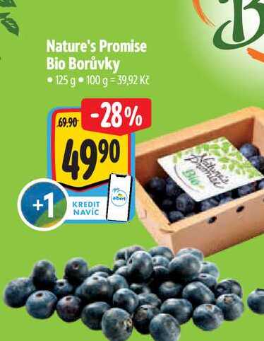 Nature's Promise Bio Borůvky  125 g