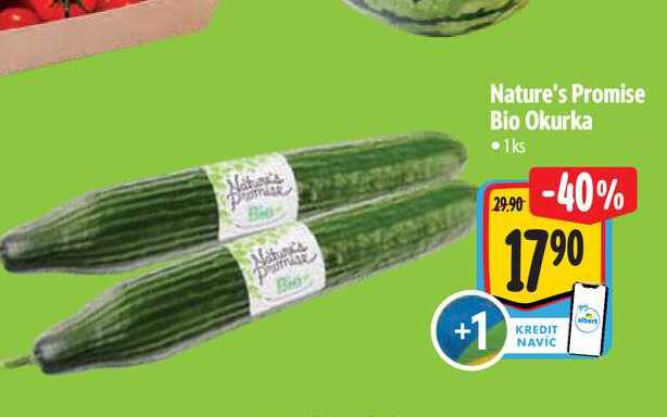   Nature's Promise Bio Okurka  1ks  